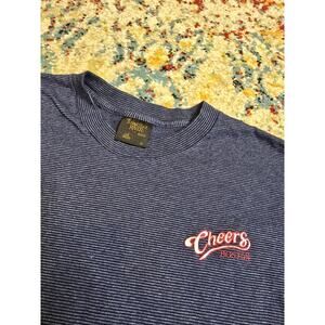 Vintage 90s Cheers Boston TV Show Promo Men’s Short Sleeved Logo T-Shirt Medium